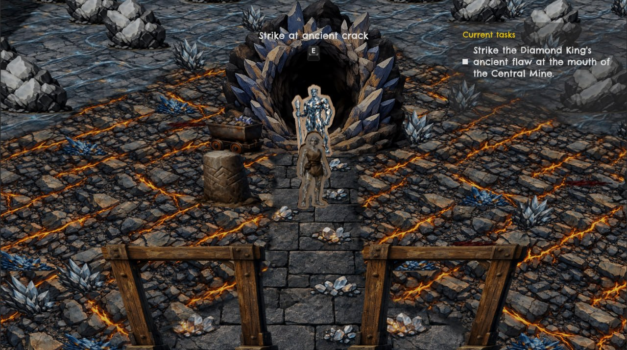 Визуал второго прототипа в жанре narrative RPG