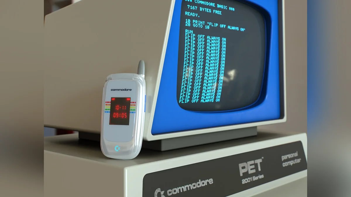 Commodore представила кнопочный смартфон-раскладушку Callback 8020 за $500 - 1