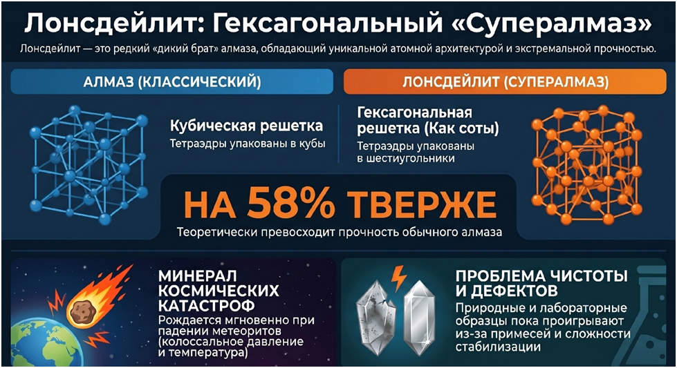 Лонсдейлитовая кромка. Перспективы искусственного расширения шкалы Мооса. Guest Post - 5