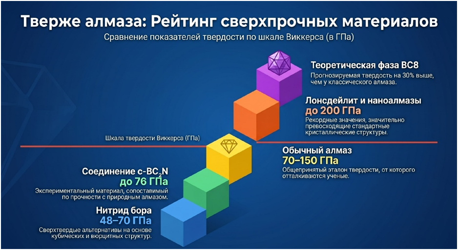 Лонсдейлитовая кромка. Перспективы искусственного расширения шкалы Мооса. Guest Post - 7