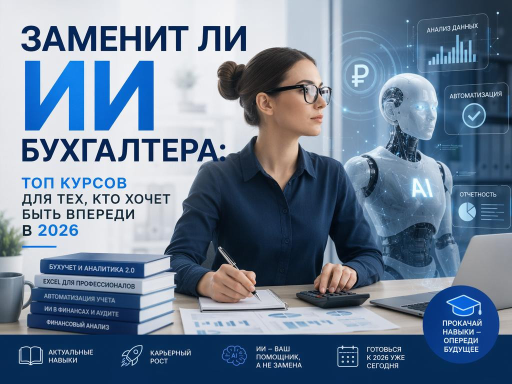 Заменит ли ИИ бухгалтера: топ-5 курсов для тех, кто хочет быть впереди в 2026 - 1