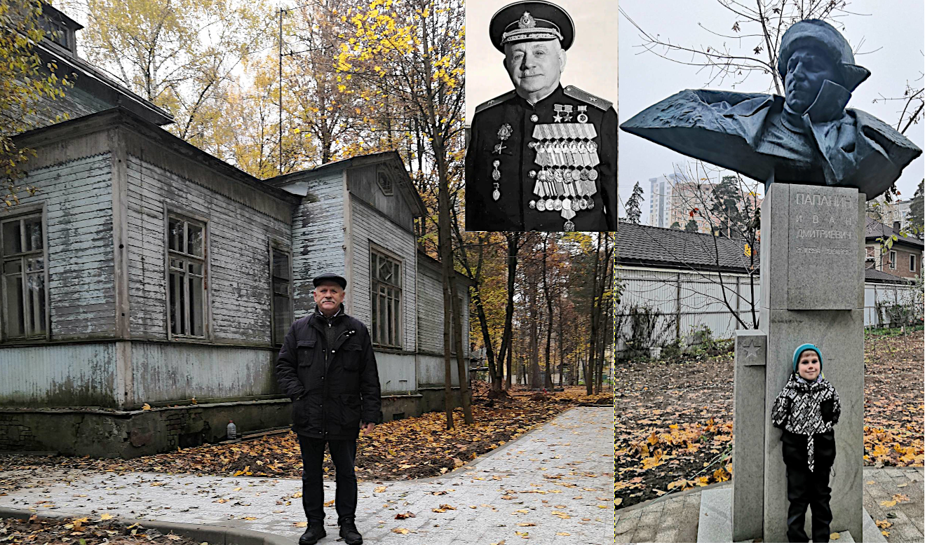На даче Папанина И.Д.