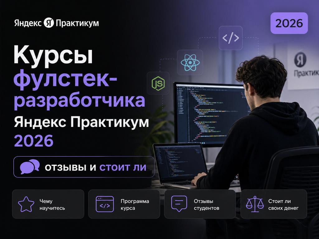 Курсы фулстек-разработчика Яндекс Практикум 2026: отзывы студентов и стоит ли учиться - 1
