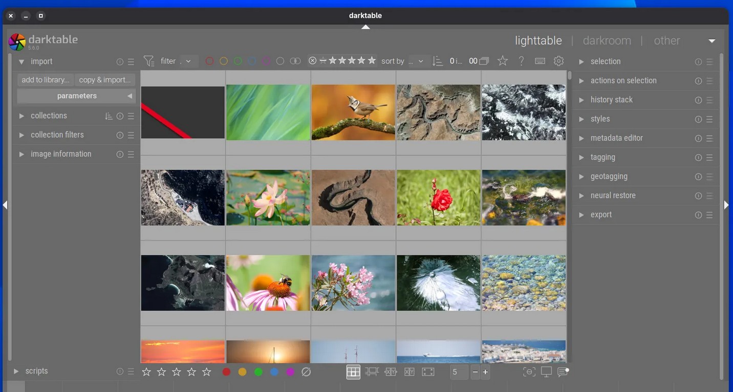 Релиз Darktable 5.6 — открытого графического редактора для обработки фотографий в формате RAW - 2 Релиз Darktable 5.6 — открытого графического редактора для обработки фотографий в формате RAW - 2
