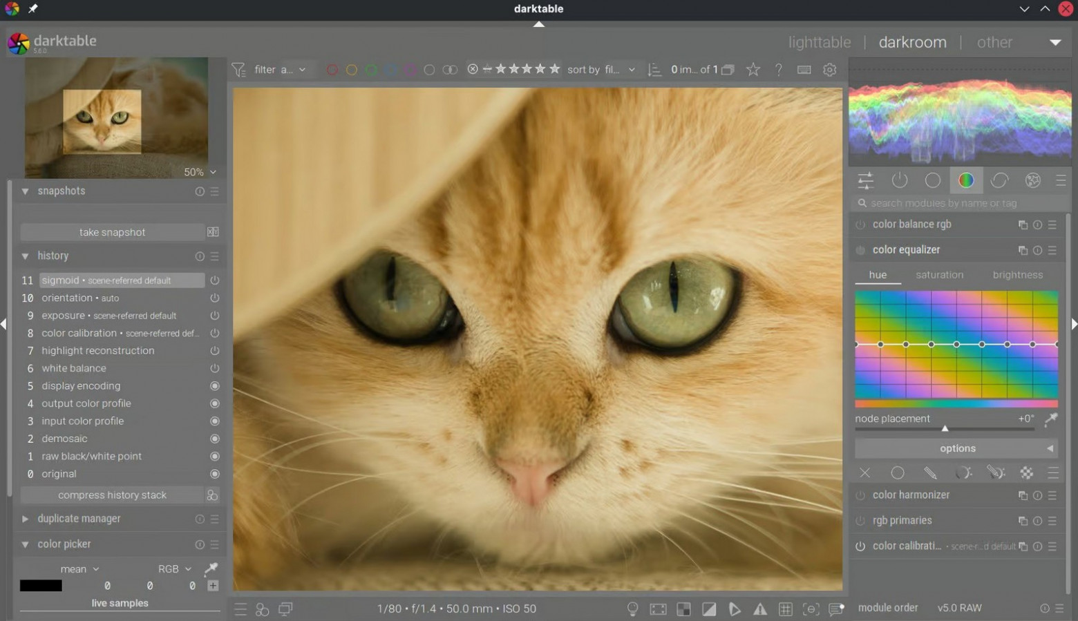Релиз Darktable 5.6 — открытого графического редактора для обработки фотографий в формате RAW - 1 Релиз Darktable 5.6 — открытого графического редактора для обработки фотографий в формате RAW - 1
