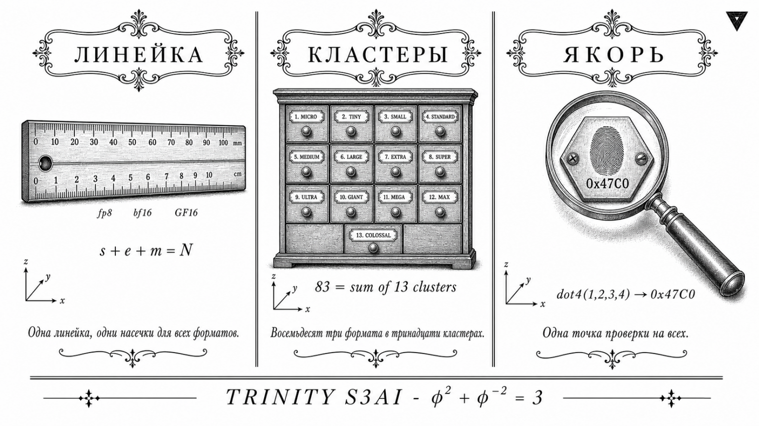 Линейка, кластеры, якорь 0x47C0