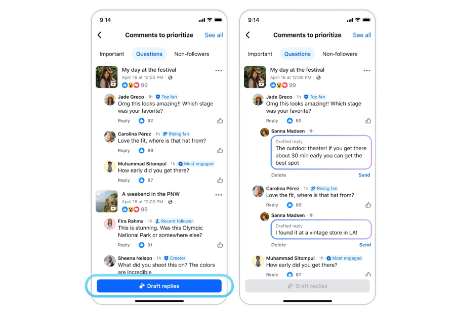 Facebook** добавила в приложение Creator Studio ИИ-ассистента - 2 Facebook** добавила в приложение Creator Studio ИИ-ассистента - 2