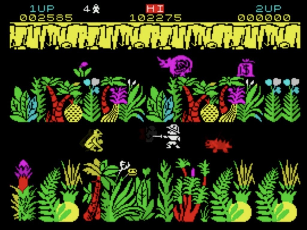 Sabre Wulf ZX spectrum screen