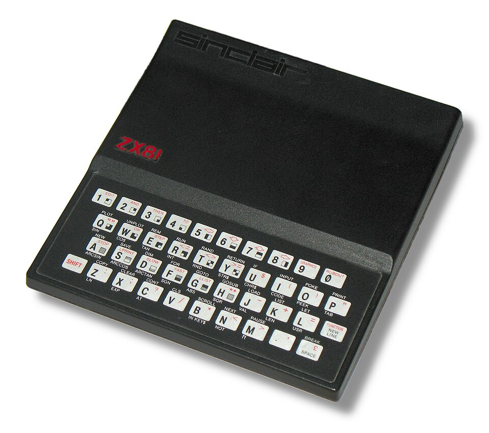 Sinclair ZX81. Источник: Wikipedia.