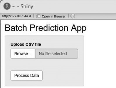 Рис. 8.1. Графический интерфейс приложения Shiny для загрузки файла 