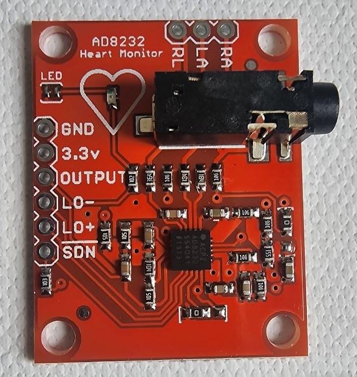 Рис. 22. Плата модуля AD8232 Heart Monitor