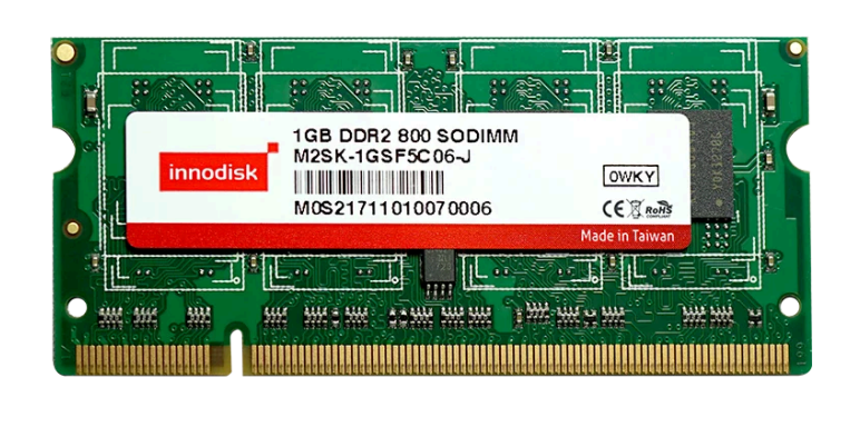 Модуль оперативной памяти Innodisk DDR2 SODIMM. Источник.