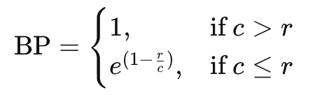brevity penalty