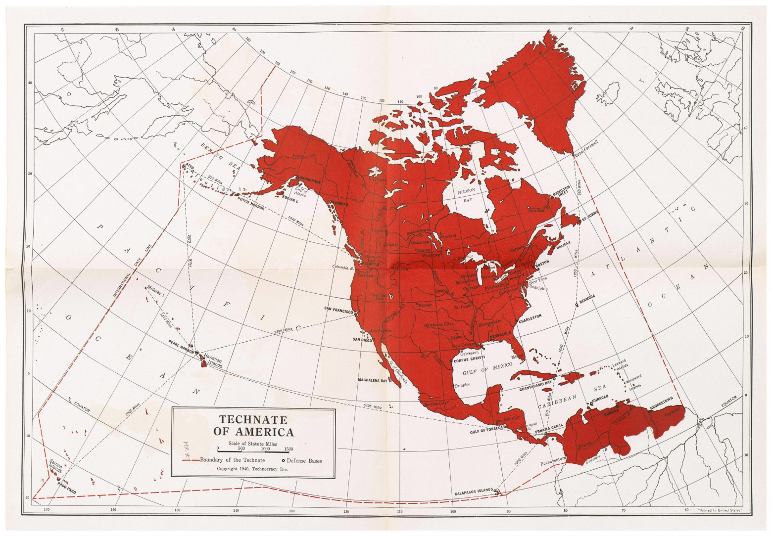 «Технострана Америка», иллюстрация 1940 г.