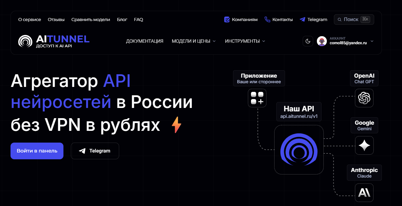Анализ сервисов на замену OpenRouter в РФ - 5 Анализ сервисов на замену OpenRouter в РФ - 5