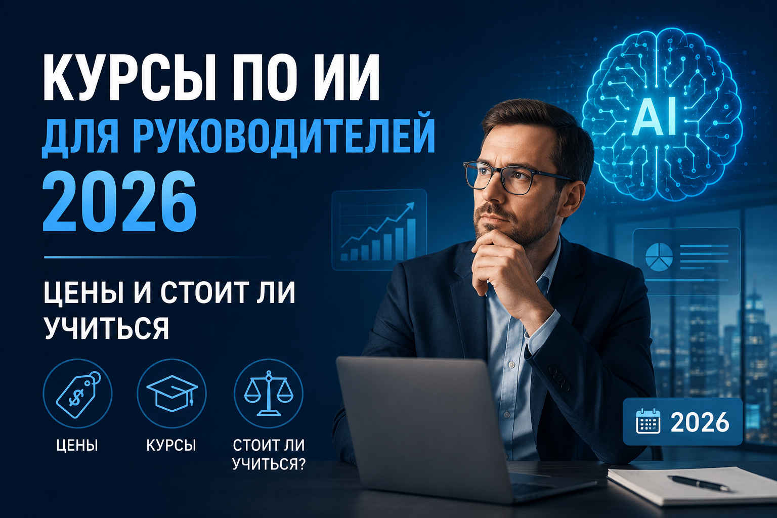 Курсы по ИИ для руководителей 2026: цены и стоит ли учиться - 1