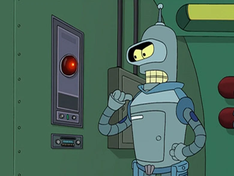 Разумеется, без отсылок к HAL-9000 в «Футураме» тоже не обошлось