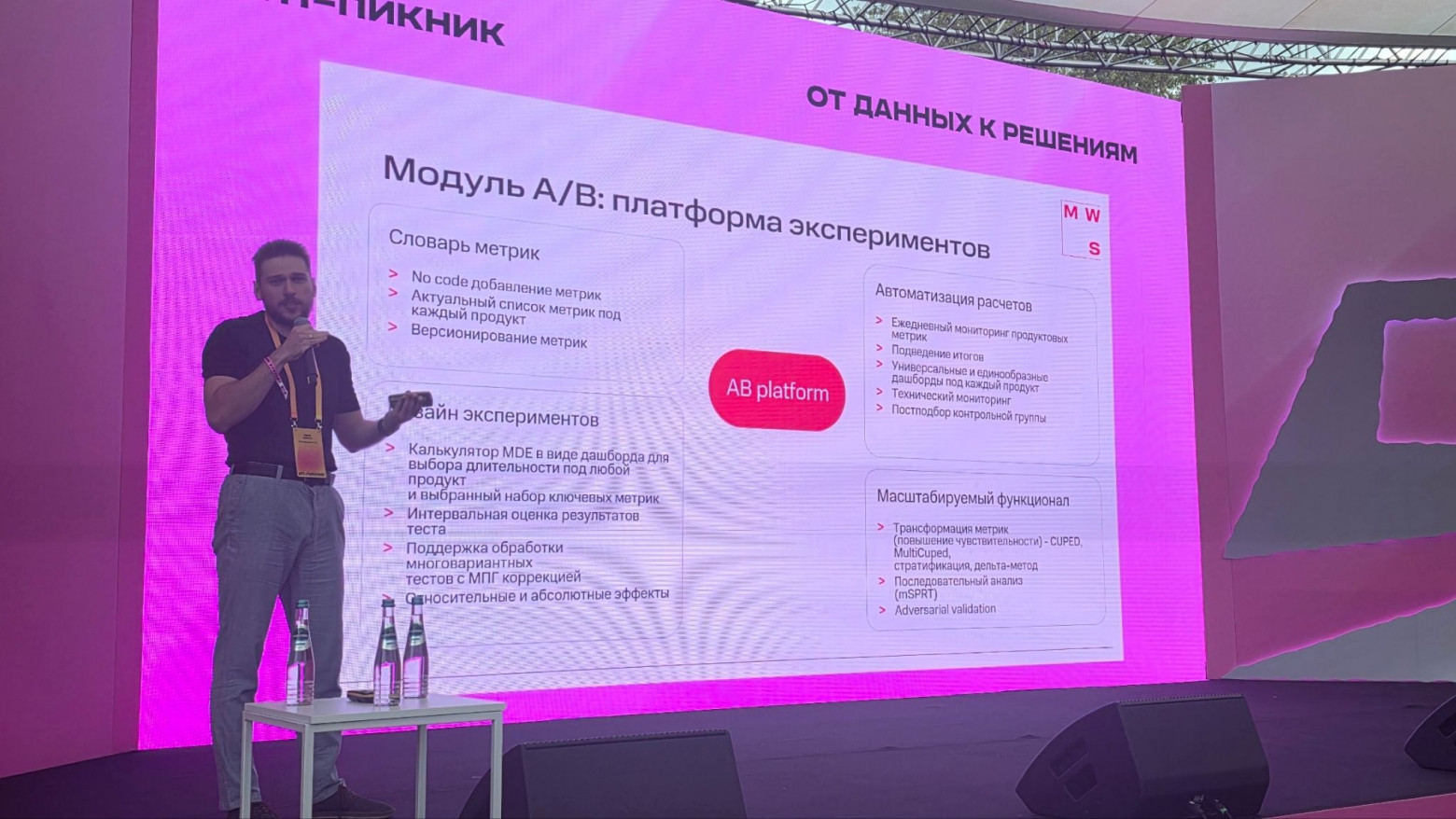 Выступление Сергея Кузнецова, руководителя разработки платформы рекомендаций и поиска MWS