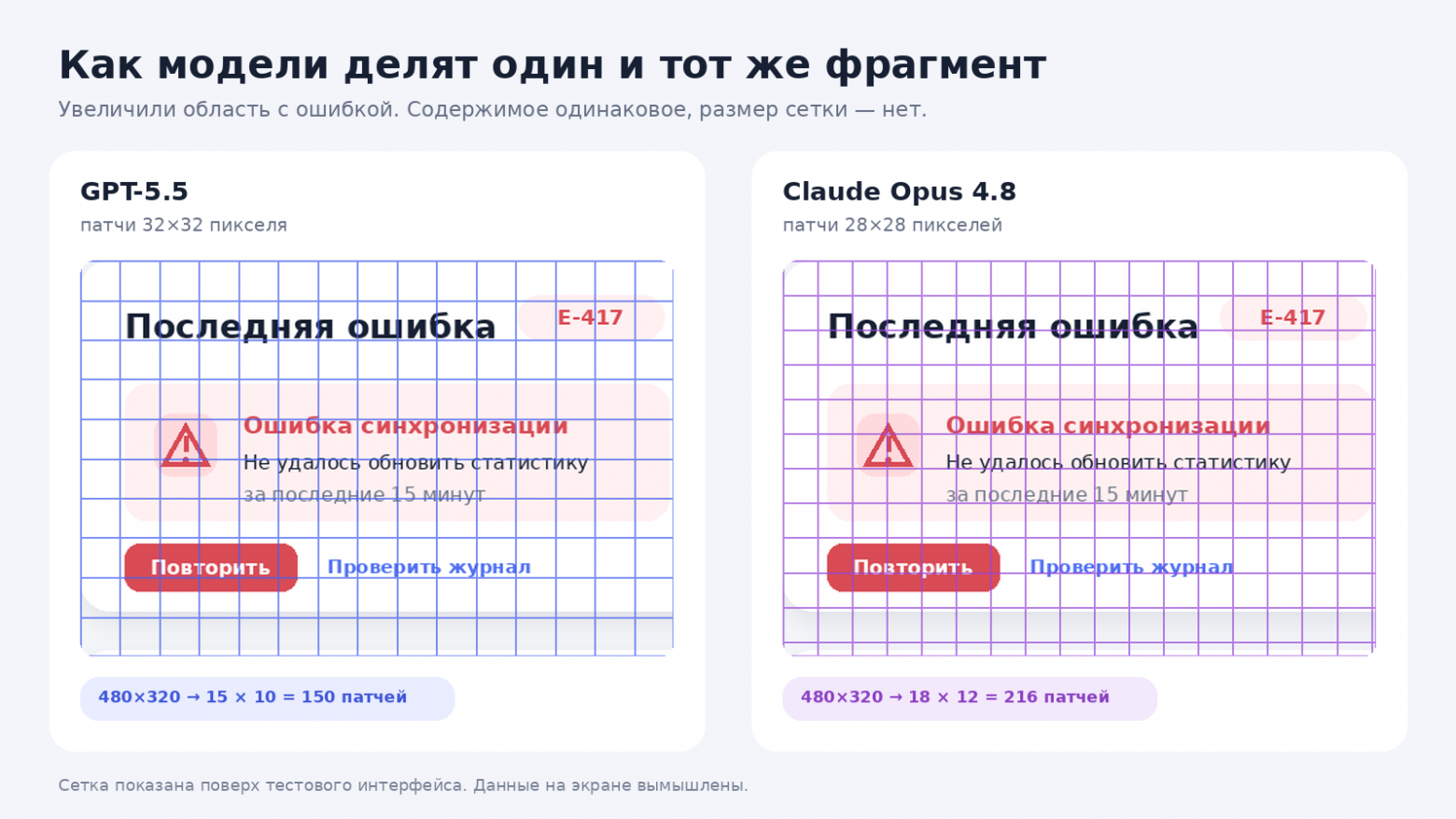 Приблизительный расчет моделей