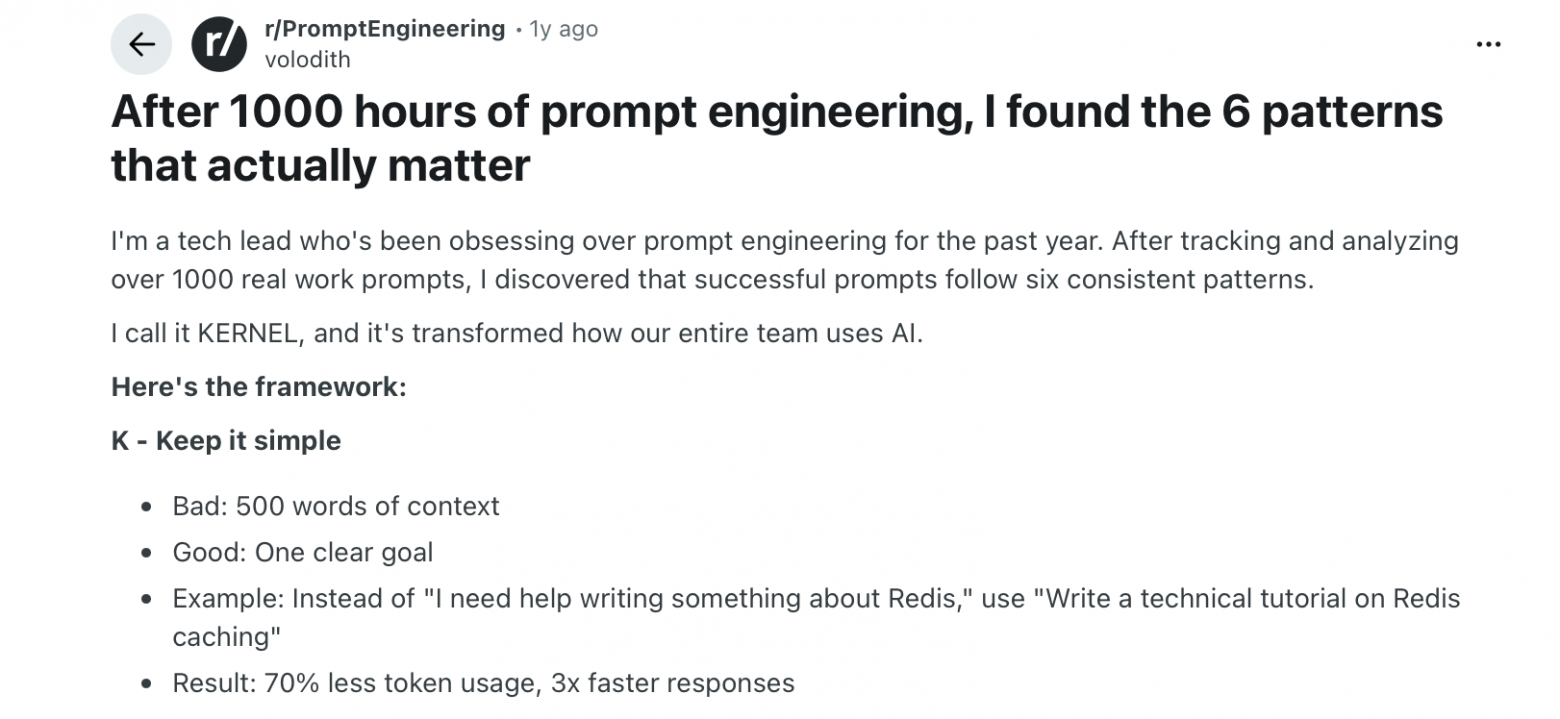 оригинальный пост в r/PromptEngineering