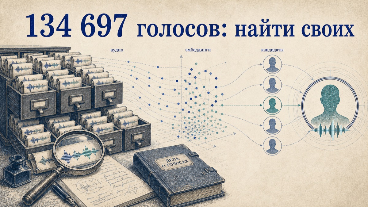 Найти человека по голосу среди 134 тысяч записей - 1