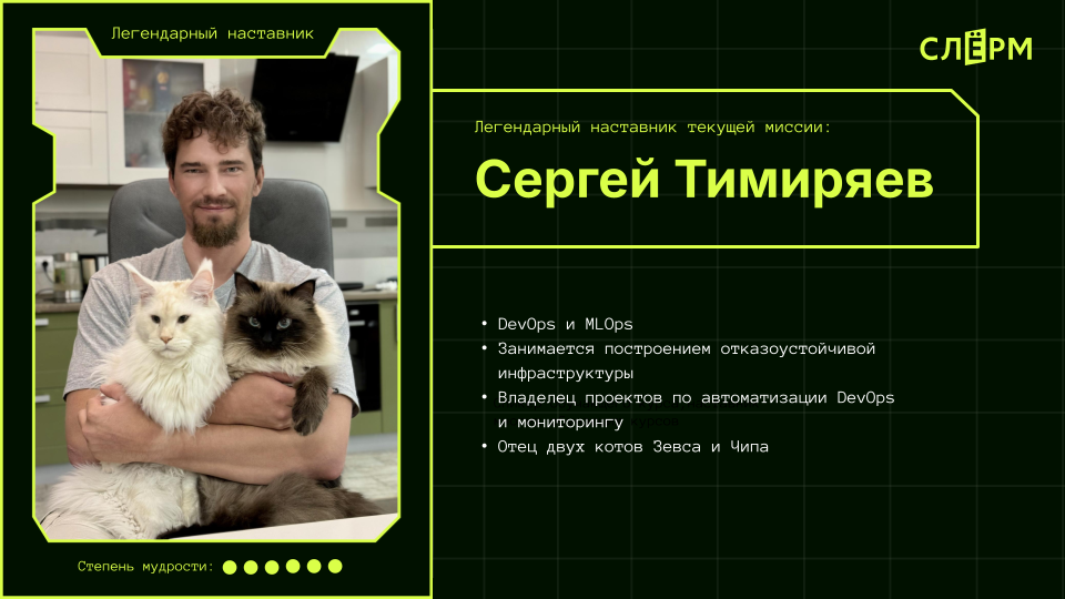 Как научить ИИ разгребать метрики, пока дежурный допивает чай - 2 Слайд презентации: спикер доклада