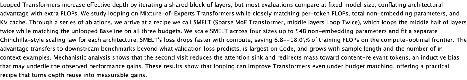 Абстракт работы SMELT на arXiv