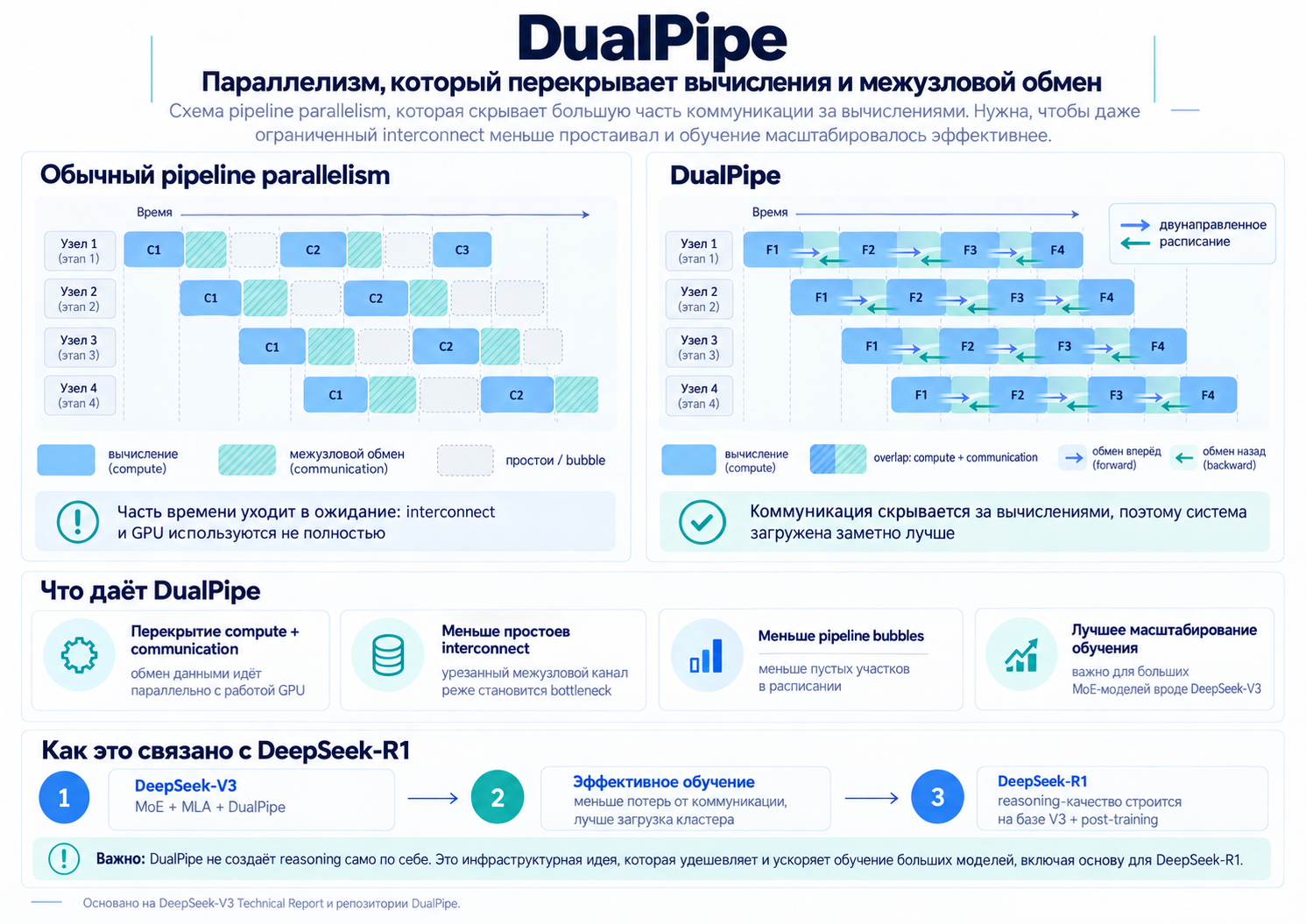 Принцип DualPipe