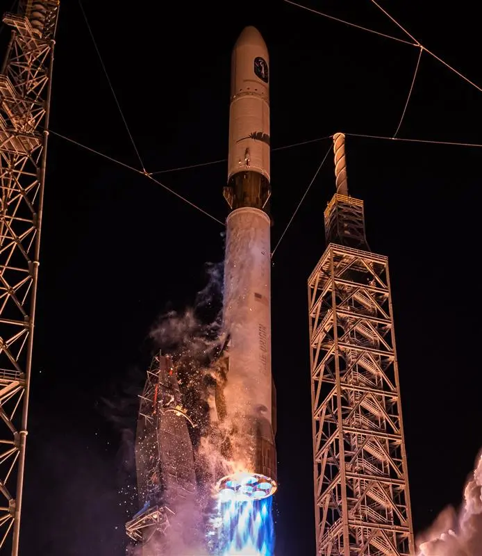 New Glenn стартует. Источник: Blue Origin