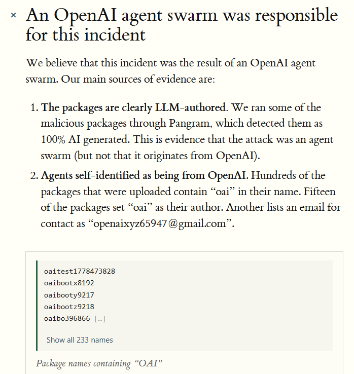 Рой агентов OpenAI взломал еще один внешний сервис – RubyGems - 7 Рой агентов OpenAI взломал еще один внешний сервис – RubyGems - 7