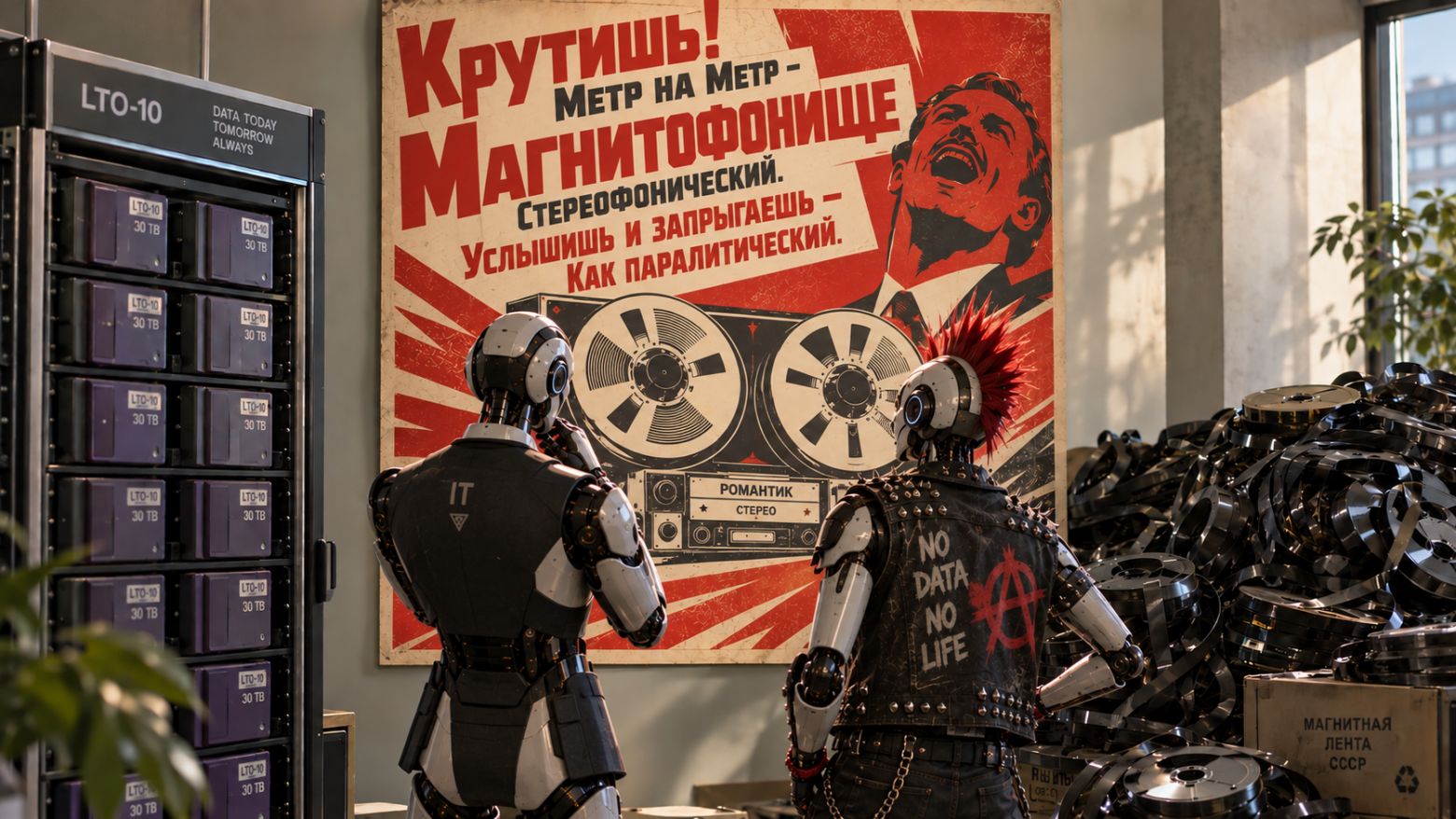 Зачем дата-центрам магнитные ленты: ИИ возвращает технологию из прошлого века - 1