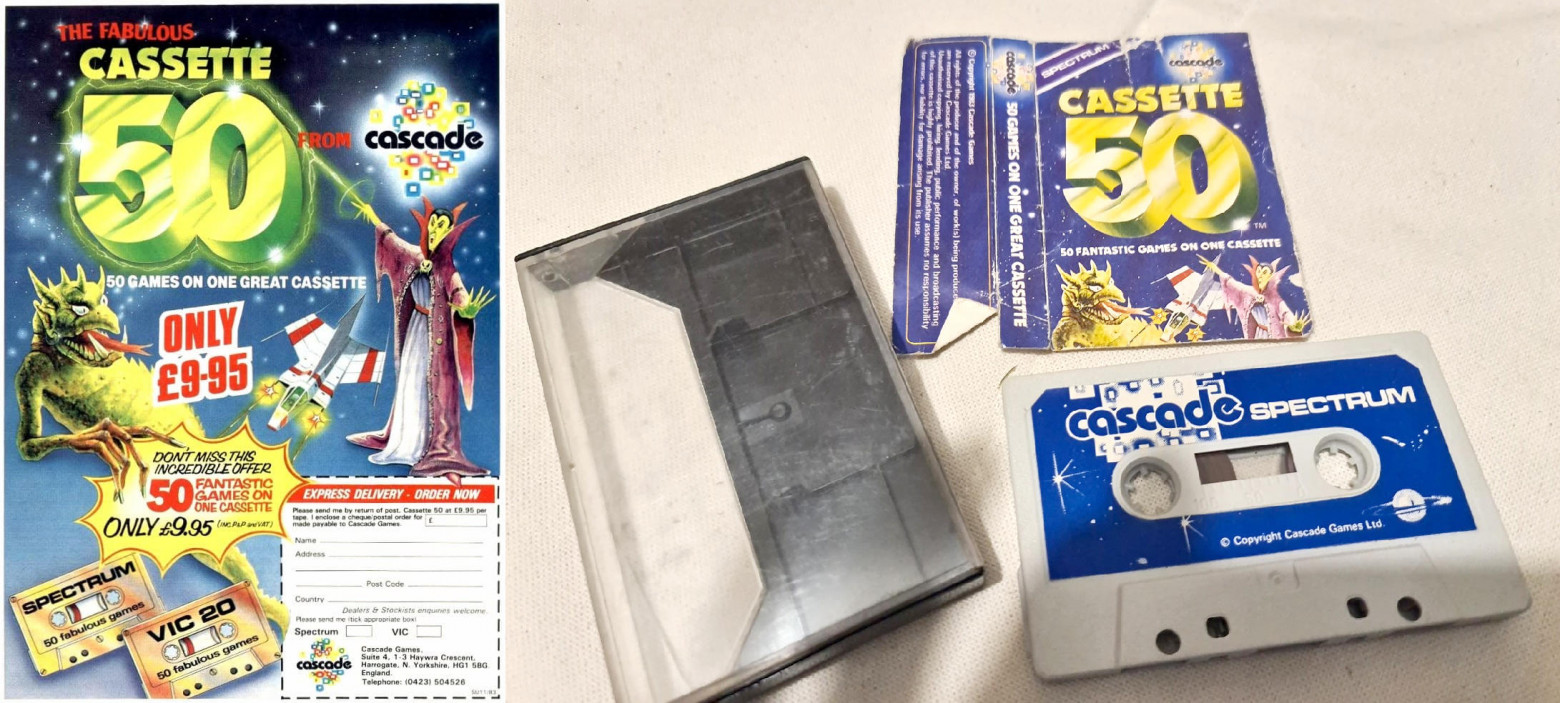Сборник Cassette 50 и её журнальная реклама