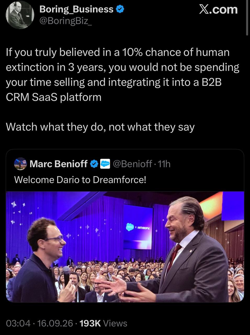 Ссылка на оригинальный твит Marc Benioff