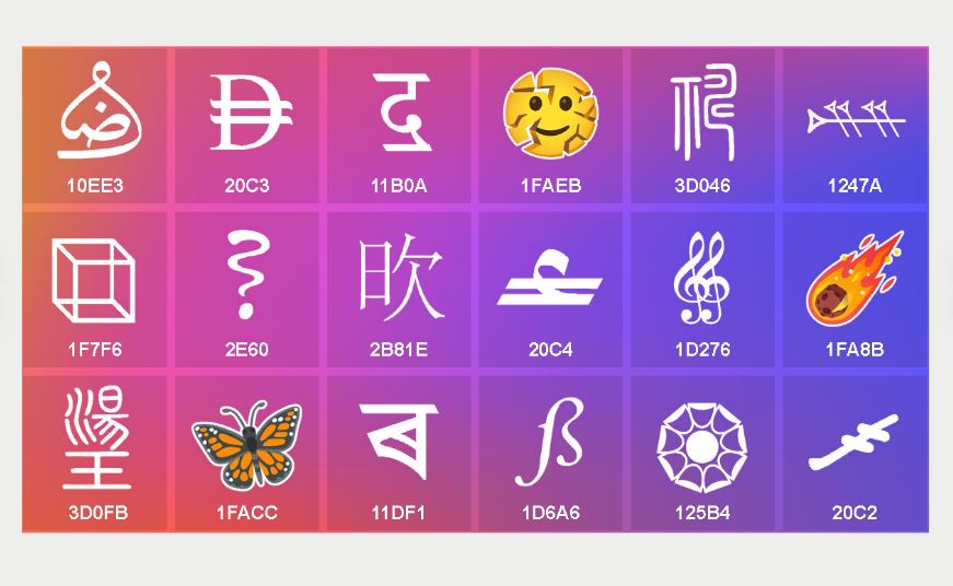 Вышел стандарт Unicode 18 - 1