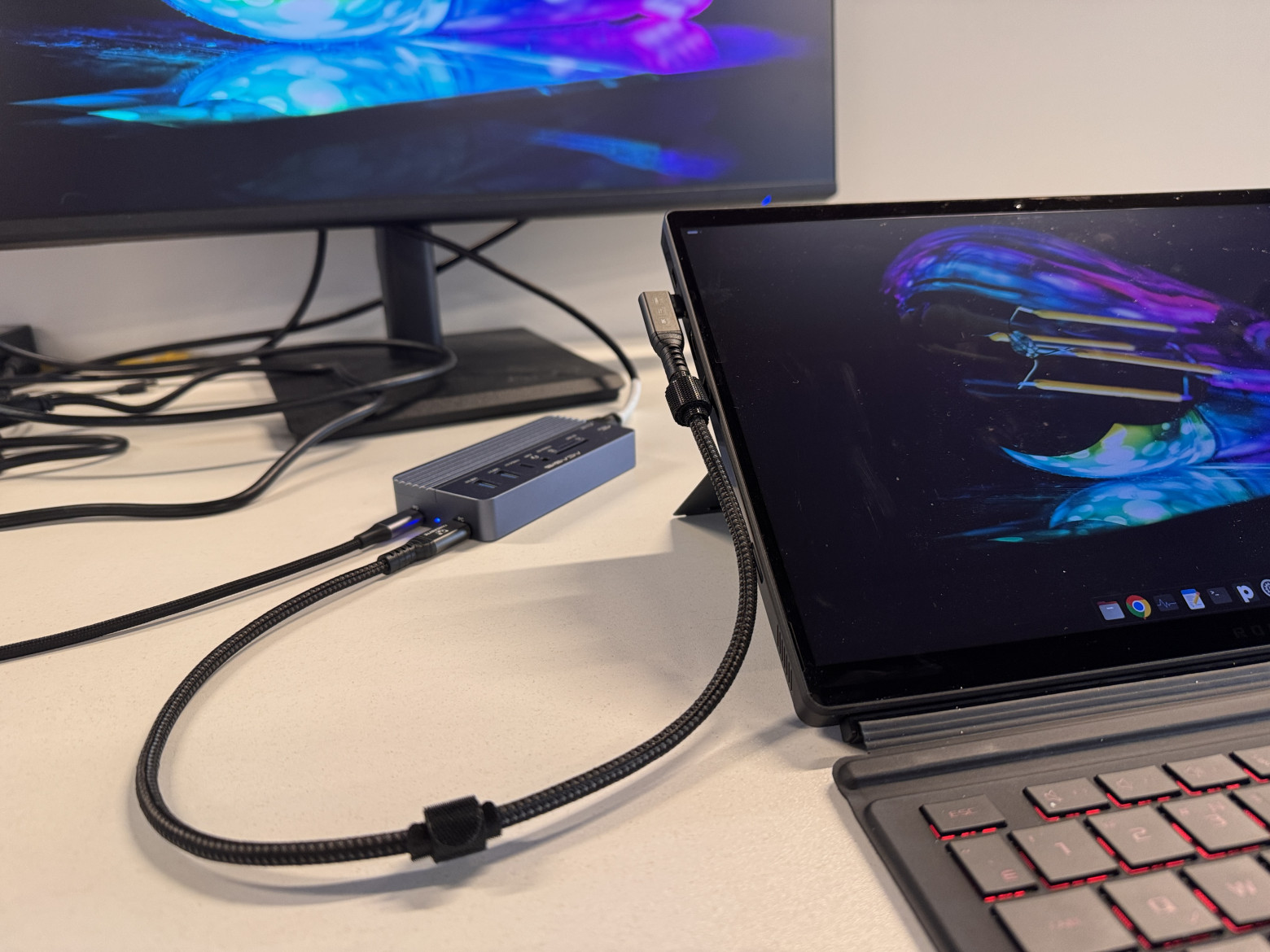 ROG Flow на рабочем месте