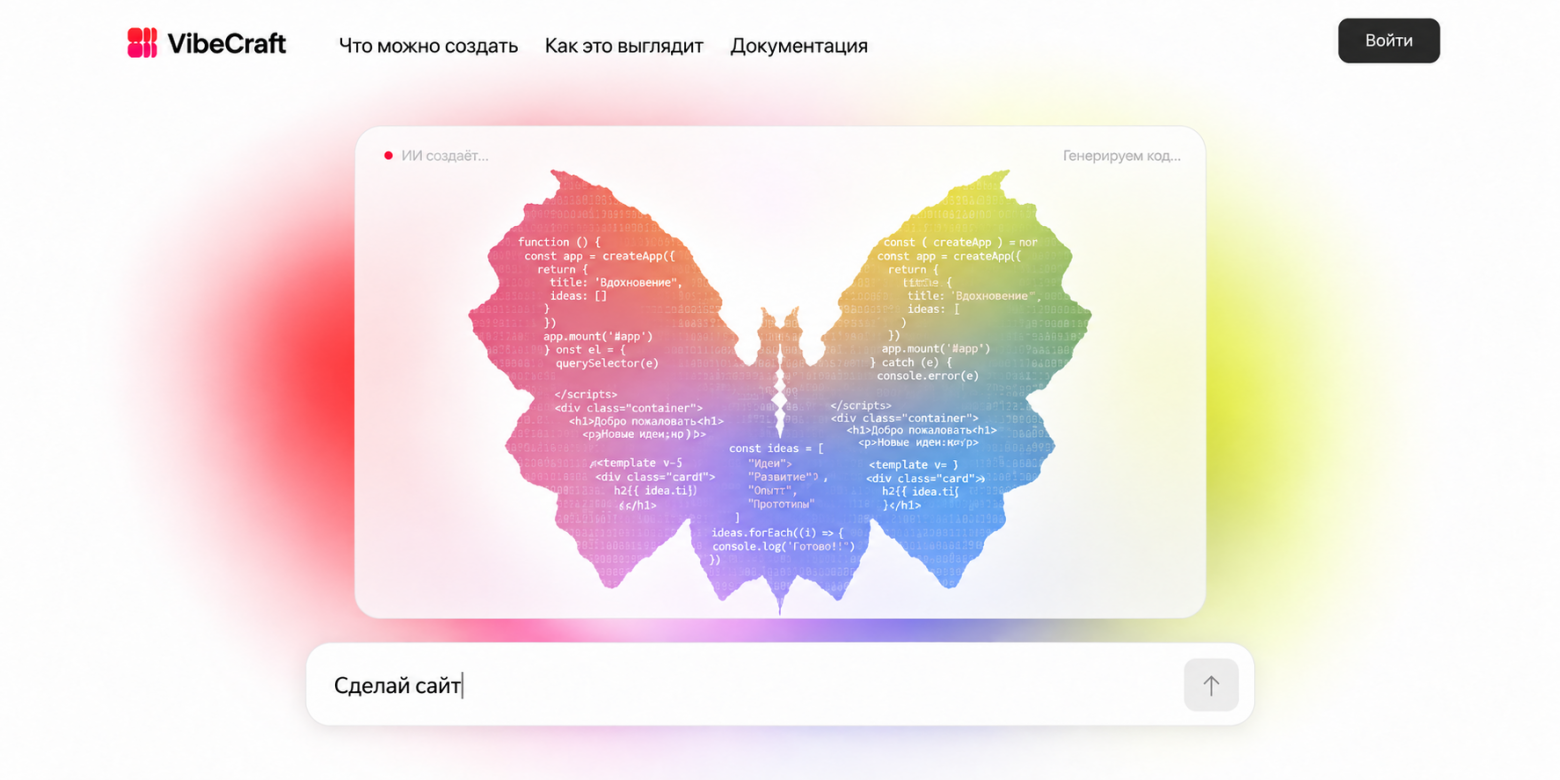 Программирование для тех, кто не пишет код: как устроен VibeCraft - 1 Программирование для тех, кто не пишет код: как устроен VibeCraft - 1