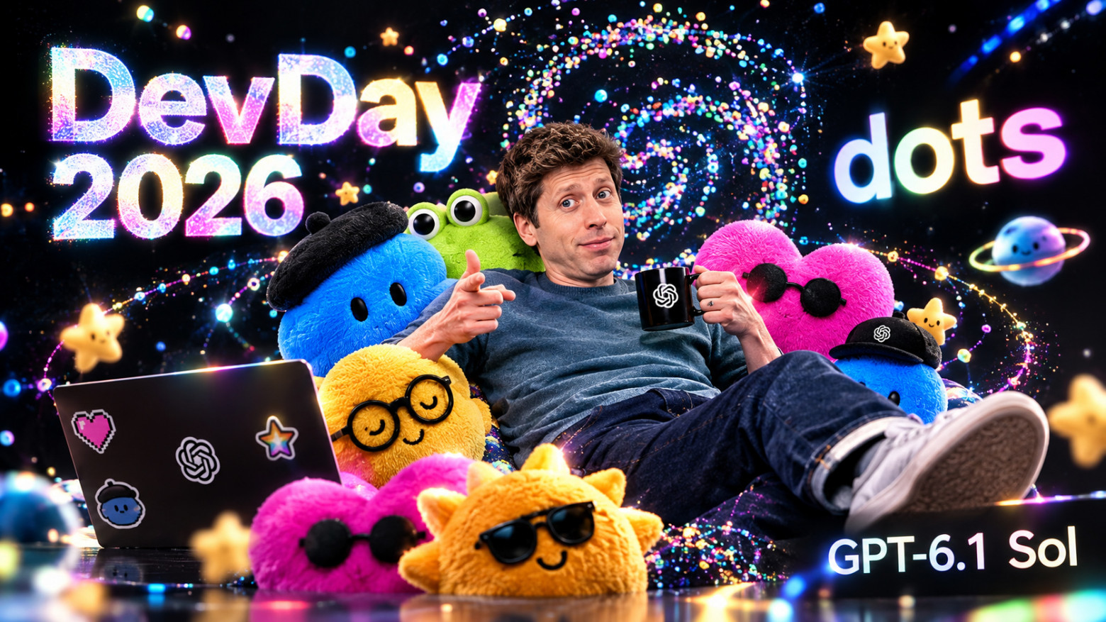 dots, GPT-6.1 Sol и тариф $500: всё, что OpenAI показала на DevDay 2026 - 1 dots, GPT-6.1 Sol и тариф $500: всё, что OpenAI показала на DevDay 2026 - 1