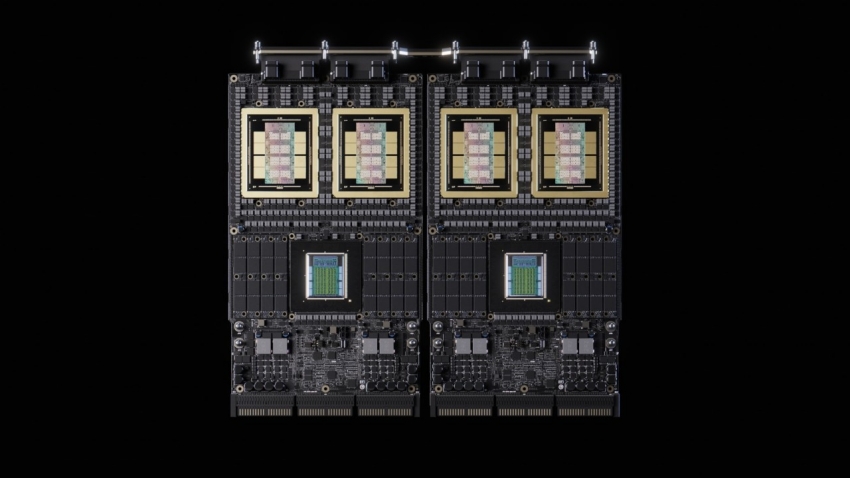Аппаратный модуль NVIDIA Vera Rubin с GPU Rubin и сопутствующими вычислительными компонентами