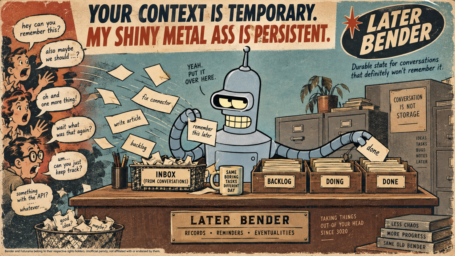 Later Bender, нетленка Later Bender, нетленка