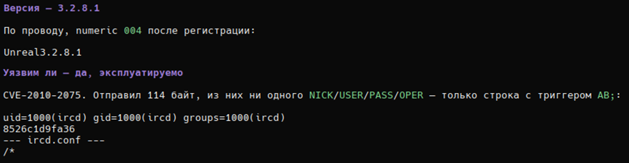  Вектор, пропущенный чистым AI: бэкдор в IRC-сервере  