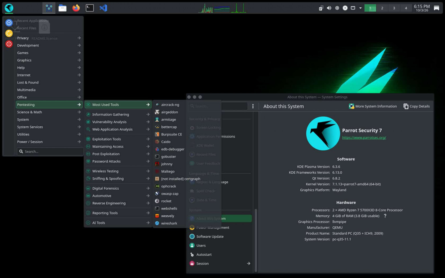 Выпуск дистрибутива Parrot OS 7.4 для этичного хакинга с ядром Linux 7.1 - 2 Выпуск дистрибутива Parrot OS 7.4 для этичного хакинга с ядром Linux 7.1 - 2