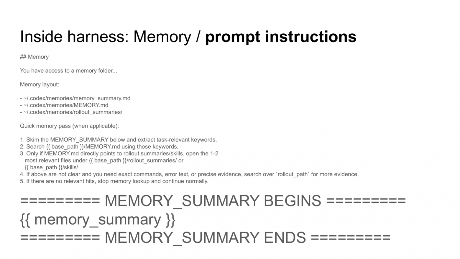 Подстановка memory_summary в промпт