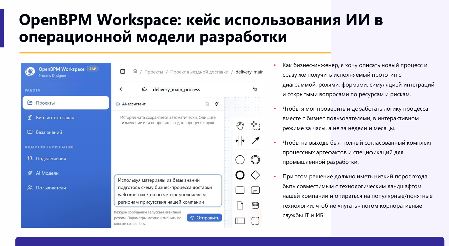 EAP OpenBPM Workspace