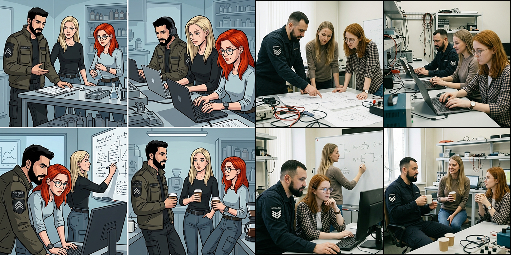 Nano Banana 2: 1:1 1K VS NANA Banana 2.1: 1:1 1K (1 промпт - 1 попытка)