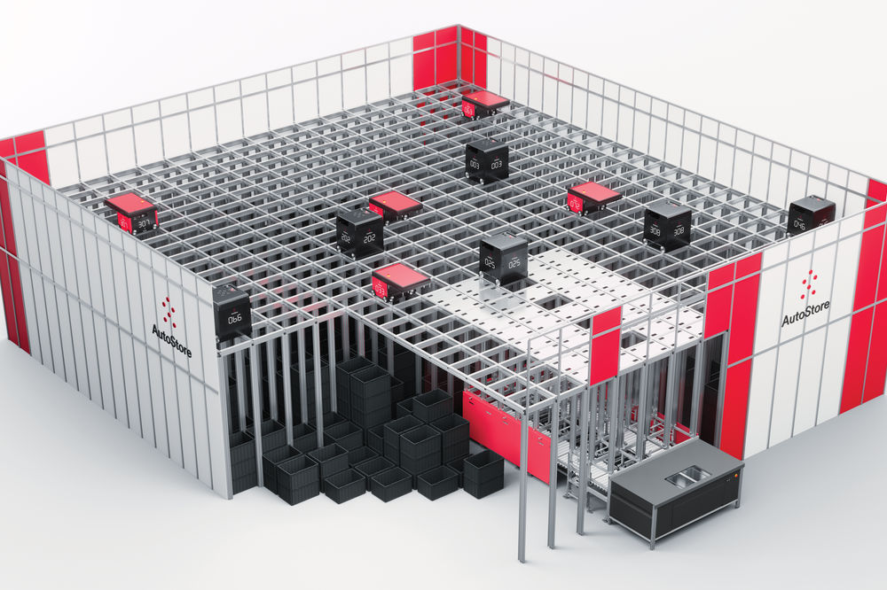 3D-модель складской системы AutoStore. Источник: Logistics Hall of Fame