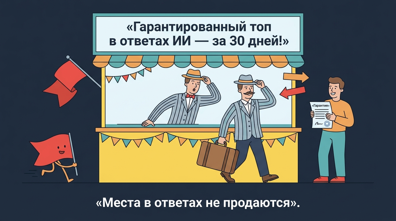 Места в ответах нейросетей не продаются  