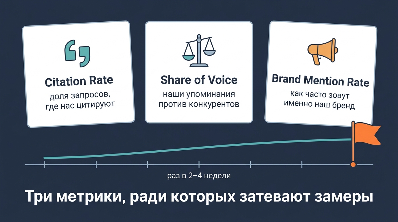 Три метрики, ради которых затевают замеры  