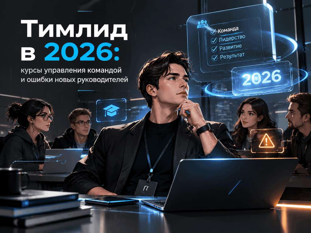 Тимлид в 2026: курсы управления командой и ошибки новых руководителей - 1 Тимлид в 2026: курсы управления командой и ошибки новых руководителей - 1
