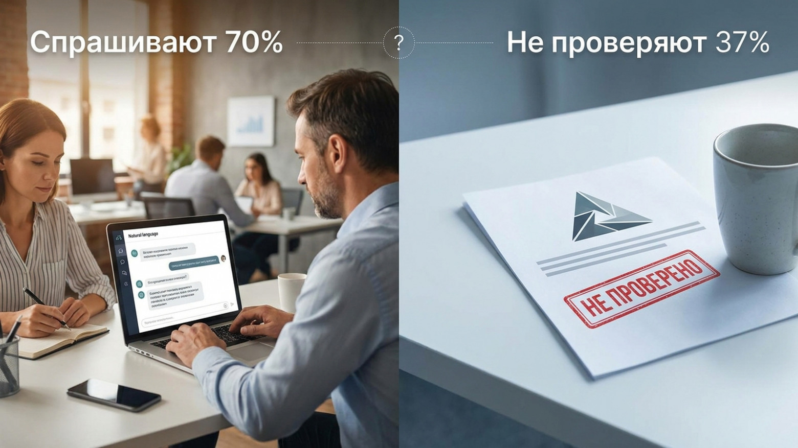Спрашивают почти все, проверяют ответы — примерно треть  