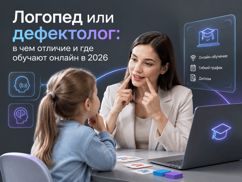 Логопед или дефектолог: в чем отличие и где обучают онлайн в 2026 - 1 Логопед или дефектолог: в чем отличие и где обучают онлайн в 2026 - 1